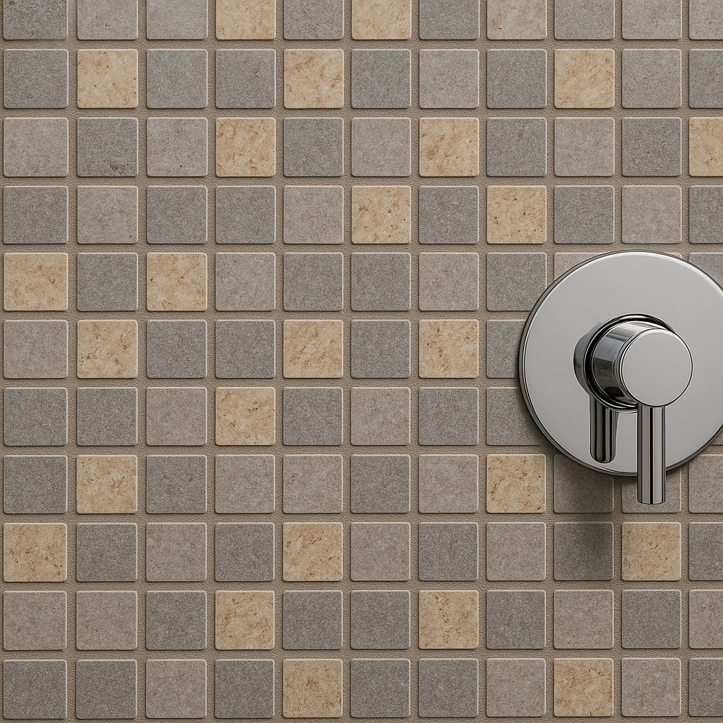 Mosaik in Dusche